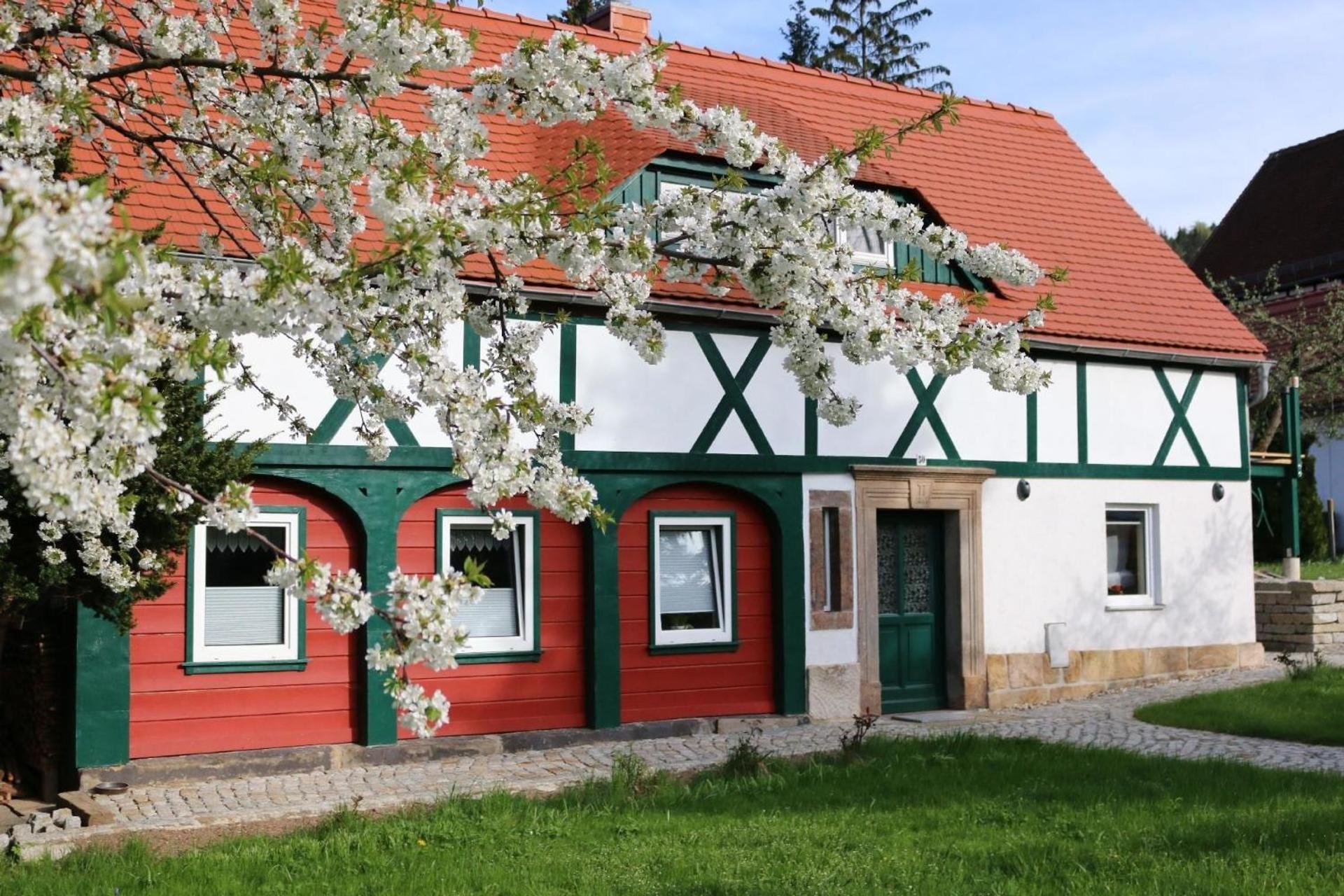 Ferienwohnung In Kurort Jonsdorf Mit Terrasse, Grill Und Garten Kültér fotó